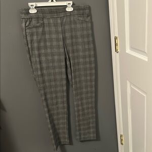 Gray Plaid Men's Pants